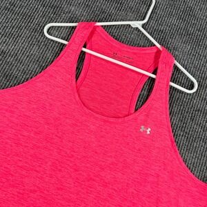 Under Armour Tank Top Womens 3XL Pink Sleeveless HeatGear Performance Gym